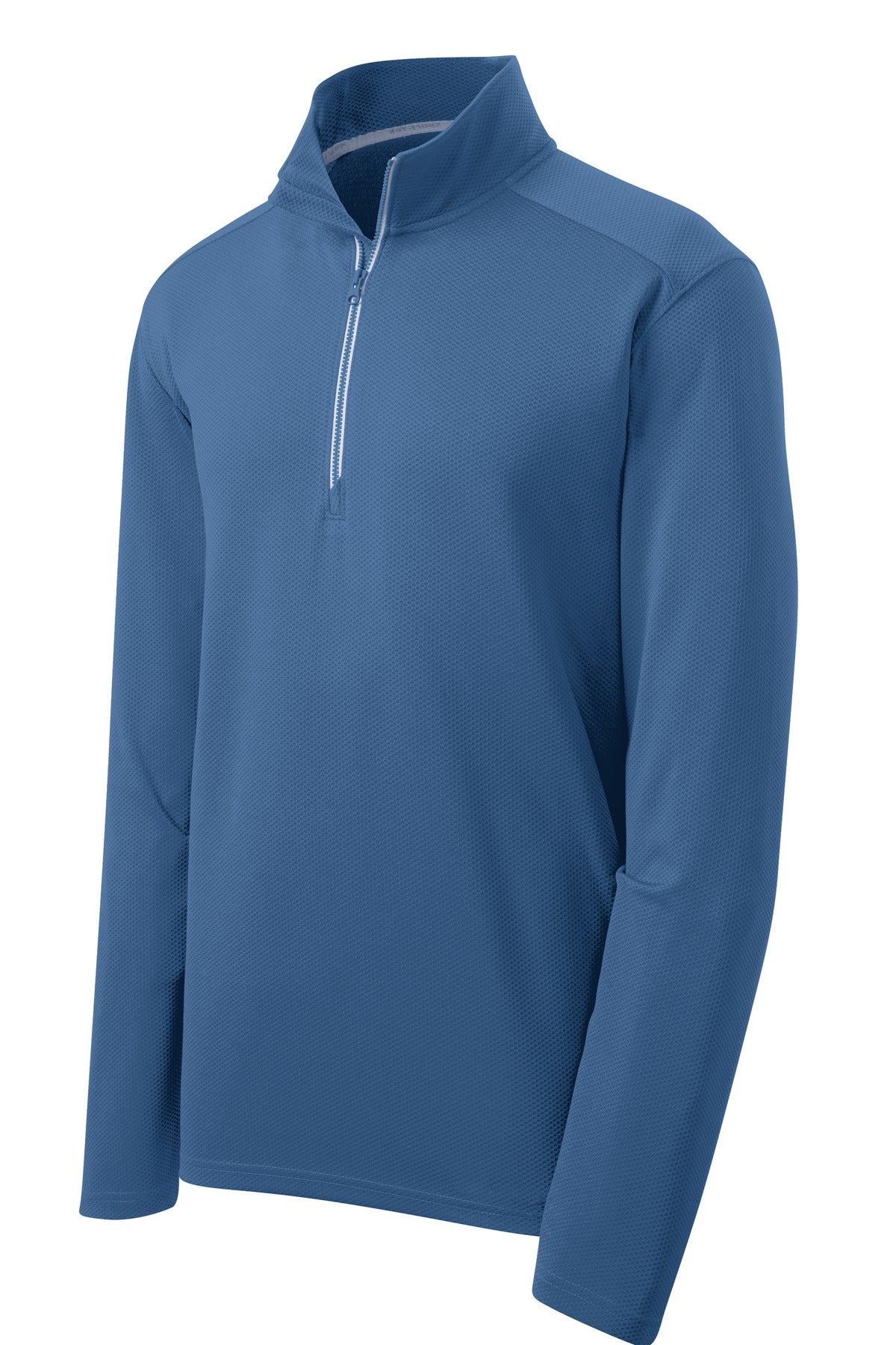 Sport-Tek® Sport-Wick® Textured 1/4-Zip Pullover.  ST860