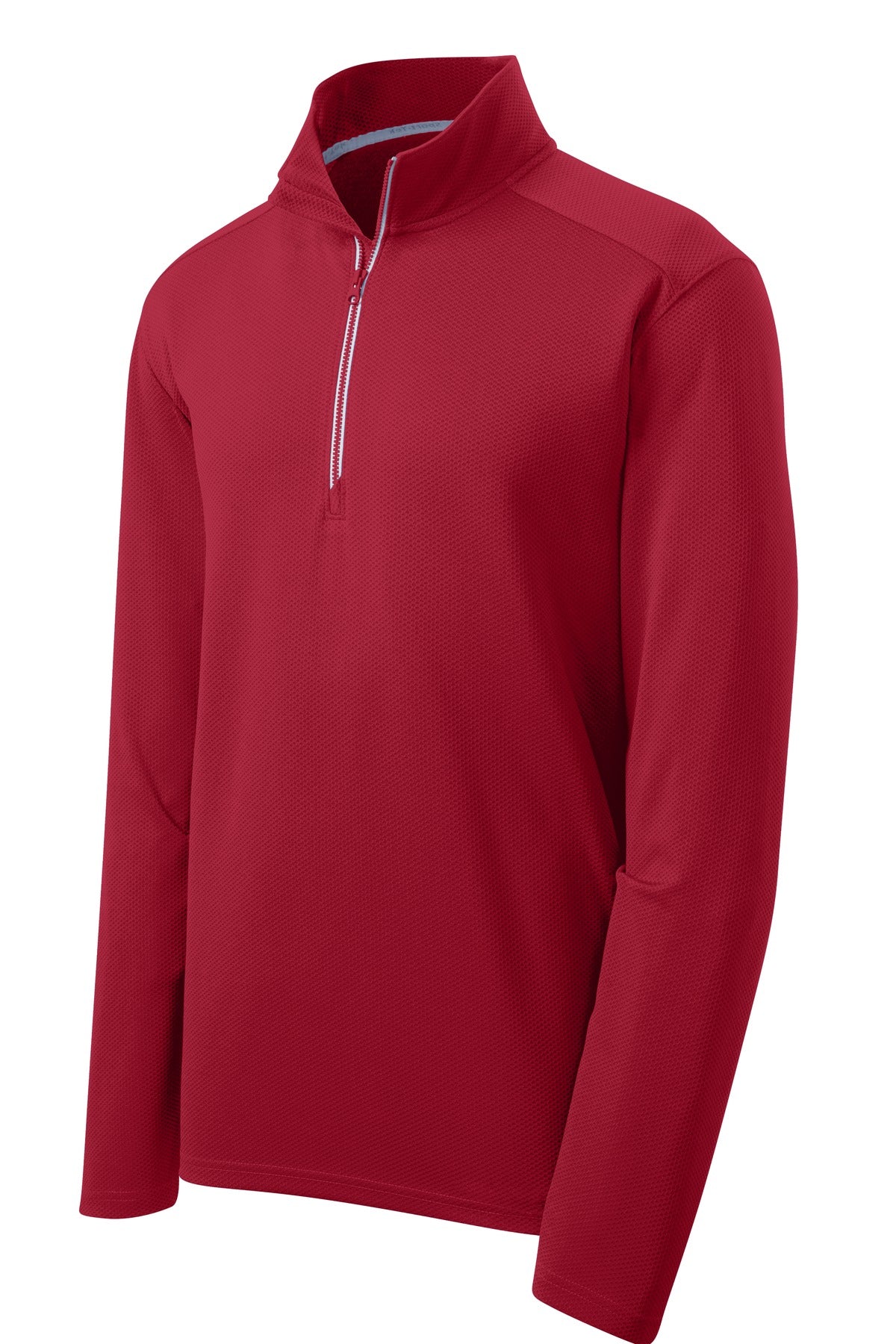 Sport-Tek® Sport-Wick® Textured 1/4-Zip Pullover.  ST860