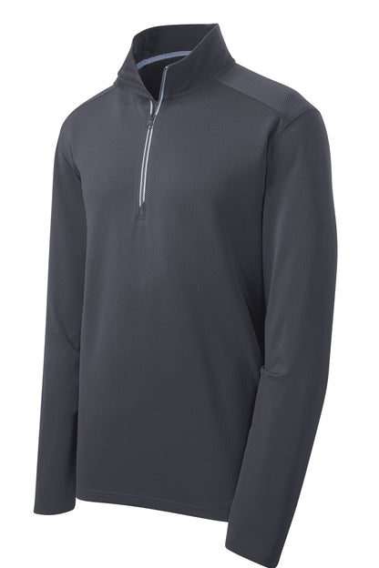 Sport-Tek® Sport-Wick® Textured 1/4-Zip Pullover.  ST860