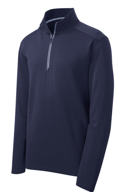 Sport-Tek® Sport-Wick® Textured 1/4-Zip Pullover.  ST860