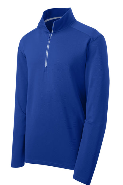 Sport-Tek® Sport-Wick® Textured 1/4-Zip Pullover.  ST860